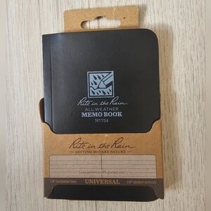 J.L. Darling Rite in The Rain Weatherproof Soft Cover Pocket Notebook 3.5" x 5"